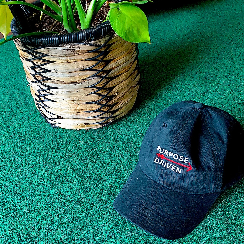 “Purpose Driven” adjustable Baseball Cap